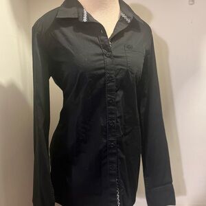 Black Button-Up Shirt